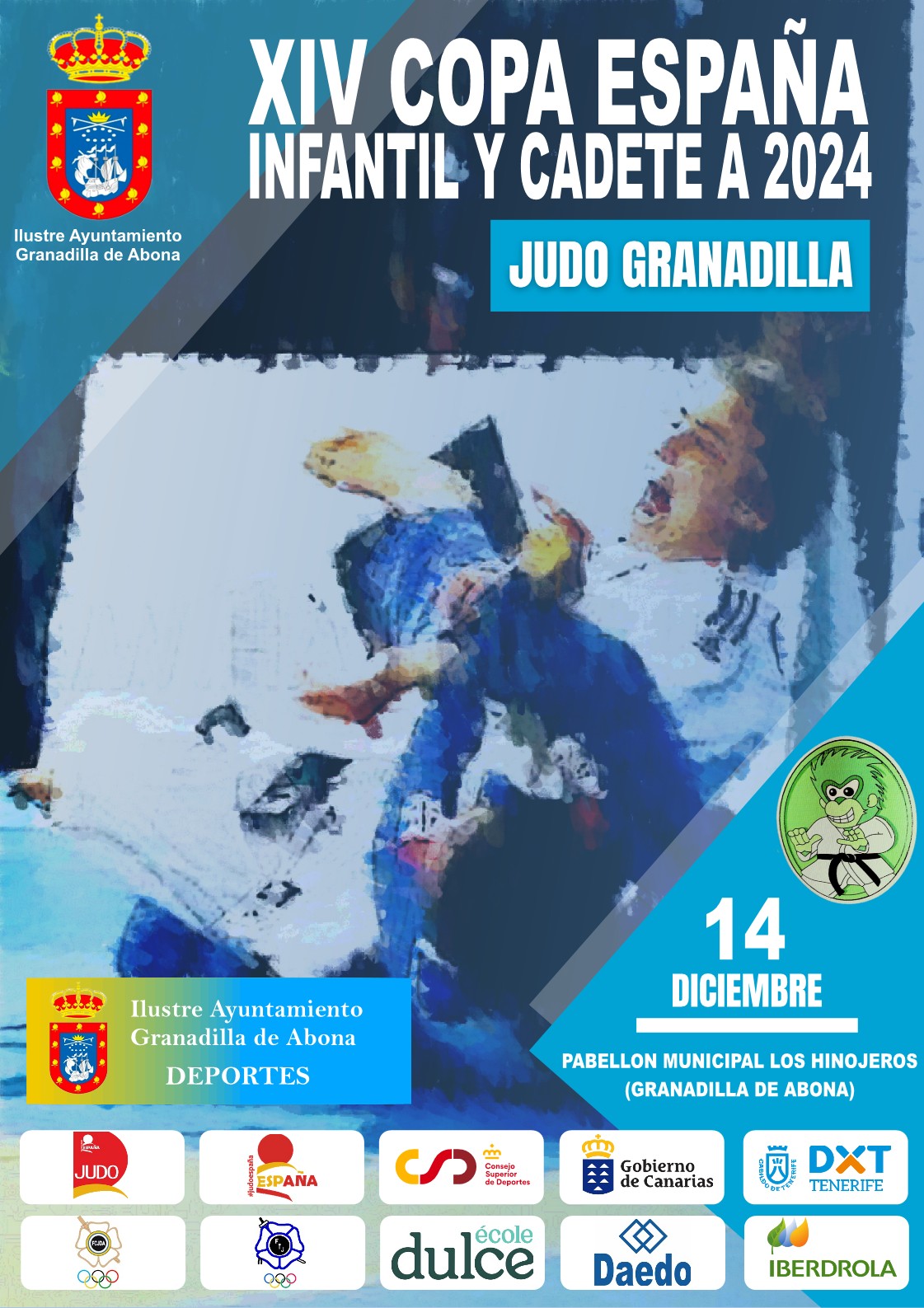 3 MEDALLAS en la Copa de España Infantil y Cadete de Tenerife. 14-12-24